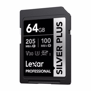 Lexar Professional SILVER PLUS SDXC 64 GB atmiņas karte