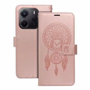 Книжный чехол для Samsung A57 5G Mezzo Book dreamcatcher розовое золото