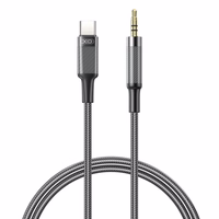 XO audio kabelis NB-R279B USB-C - jack 3,5 mm 1,0 m balts