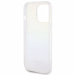 Guess IML Faceted Mirror Disco Iridescent case for iPhone 15 Pro Max - multicolored