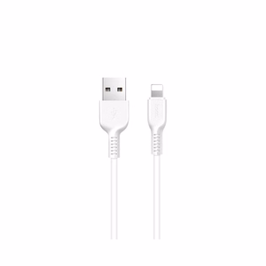 Kabelis (m) - USB A uz Lightning Hoco 2,4A 1 m X20 balts (m)