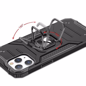 Wozinsky Ring Armor Case statīvs izturīgs aizsargvāks iPhone 13 Pro Max rozā zelts