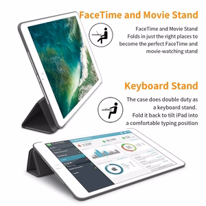 Tech-Protect SmartCase iPad 9.7'' 5 / 6 2017-2018 - melns