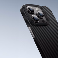 Benks Magnētiskais Armor Air Kevlar viedtālruņa apvalks iPhone 16 Plus - PC rāmis 600D - melns (m)