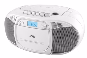 JVC RC-E451W pārnēsājams CD atskaņotājs, balts