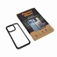 PanzerGlass ClearCase iPhone 13 Pro 6.1" melns Antibacterial Military grade SilverBullet 0324