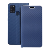 LUNA grāmatas apvalks Samsung A21s zils