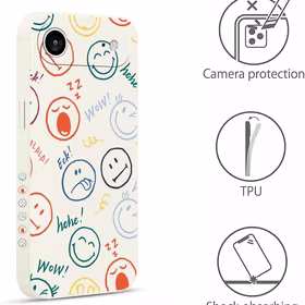 Pnakqil Iphone 17 Air maciņš Emoticons balts