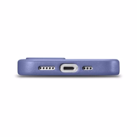 iCarer ādas apvalks iPhone 14 Gaiši violets (WMI14220705-LP) (MagSafe saderīgs)
