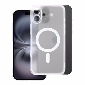 FROST MAG COVER viedtālruņa apvalks ar kameras aizsardzību, saderīgs ar MagSafe, priekš IPHONE 11 Pro, sarmots caurspīdīgs