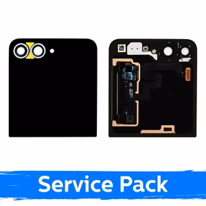 LCD ekrāns Samsung F741 Z Flip6 (ĀRĒJAIS) ar rāmi / zils / (Service Pack)