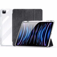 DUX DUCIS planšetdatora maciņš (m) UNID saliekams ar zīmuli uzglabāšanas vietu iPad Pro 13 (2024) melns