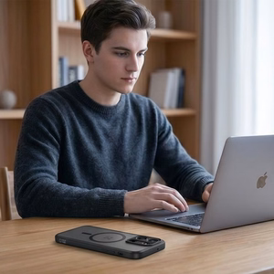 Tech-Protect Magmat MagSafe maciņš OnePlus Nord 6, matēts melns