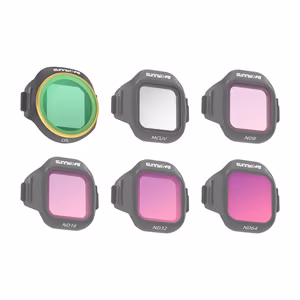6 Sunnylife filtru komplekts MCUV + CPL + ND8 + ND16 + ND32 + ND64 MINI 5 Pro