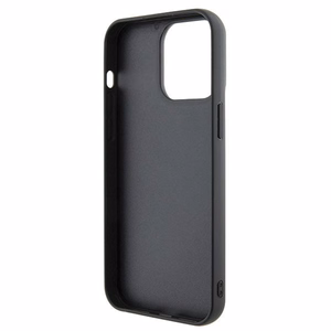 Guess Sequin Script Metal apvalks priekš iPhone 15 Pro Max - melns