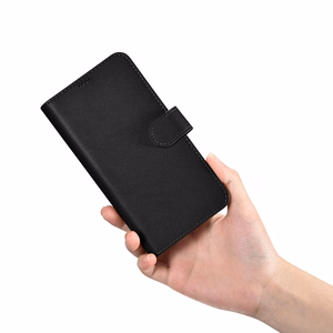 iCarer Maksts apvalks Samsung Galaxy S23 ādas apvalks maksts melns