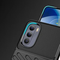 Thunder apvalks elastīgs bruņu Motorola Moto G Stylus 2022 melns