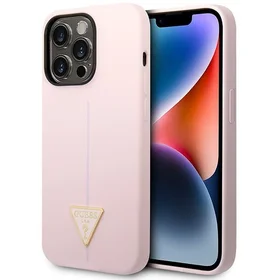 Guess Silikona Triangle iPhone 14 Pro 6.1 "apvalks - violets