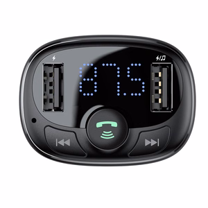 Bluetooth raidītājs / auto lādētājs Baseus S-09A (Overseas Edition) - melns