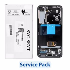 ServicePack LCD displejs SAMSUNG S22 S901 GH82-27520E Pelēka