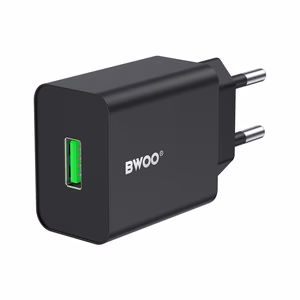 BWOO сетевое зарядное устройство CDA249 5V 2,4A USB-A, черный
