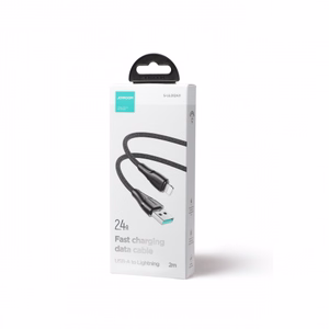 Joyroom Surpass Series A11 USB-A / Lightning 2.4A kabelis 2 m - melns