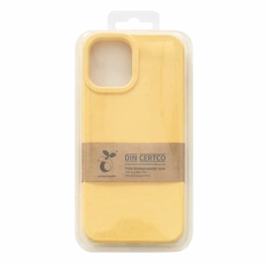 Eco Case silikona viedtālruņa apvalks iPhone 12 Pro Max dzeltens