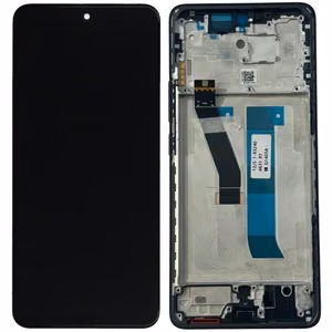 Xiaomi Redmi Note 15 4G LCD ekrāns ar skārienekrānu ar rāmi Melns oriģināls (servisa iepakojums)