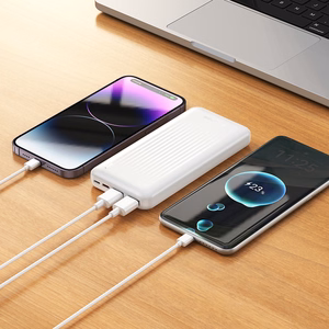Borofone Внешний аккумулятор 10000mAh BJ78 Clever - 2xUSB - белый