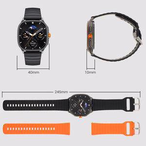 Blavec Smartwatch U-01 Mohito HD AMOLED Voice Call (SWU01-B) czarny + 1 paseka