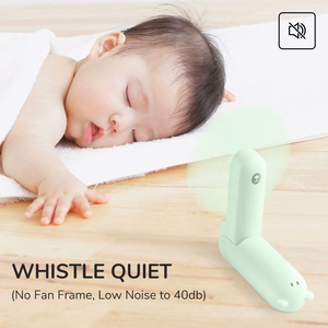 JisuLife Handheld Fan 8 Plus rokas ventilators, zaļš
