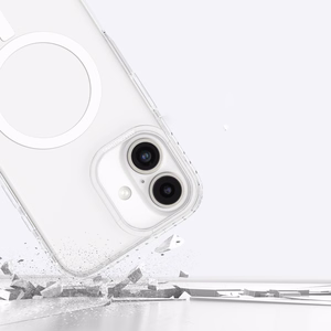 AmazingThing Titan Pro Mag viedtālruņa apvalks ar magnētisko gredzenu iPhone 16 - caurspīdīgs