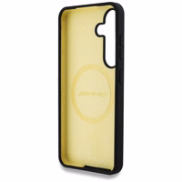 AMG Magnētiskais lielo rombu viedtālruņa apvalks Samsung Galaxy S25 - melns