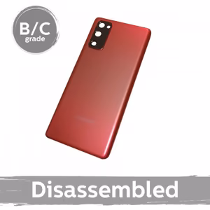 Aizmugurējais vāks saderīgs ar Samsung G780 S20 FE / Cloud sarkans / ar kameras lēcu 100% oriģināls (8/10 izjaukts)