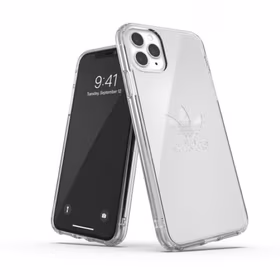 Adidas OR PC viedtālruņa apvalks Big Logo iPhone 11 Pro - caurspīdīgs