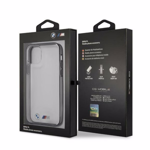 BMW smilšu strūklas apvalks iPhone 12 Pro Max - caurspīdīgs