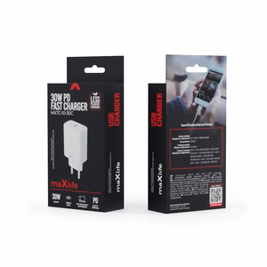 Maxlife MXTC-10-30C PD QC charger 1x USB-C 30W white