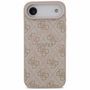 Guess 4G Ring Classic Logo MagSafe futrālis iPhone 17 Air - Rozā krāsā