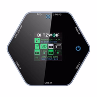 Blitzwolf 8in1 dokstacija BW-TH16 USB 100W LCD Smart Display