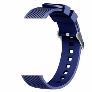 Devia siksniņa Deluxe Sport Samsung Galaxy Watch 42 mm / Watch 3 41mm / Watch 4 40 un 44 mm / Watch 5 40 un 44 mm / Watch 6 40 un 44 mm (20mm) tumši zila