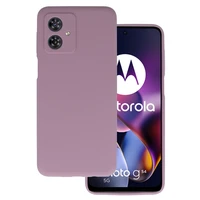 Silikona vieglais viedtālruņa apvalks Motorola Moto G54 5G pelēks