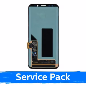 LCD displejs saderīgs ar Samsung G960 S9 melns (Service Pack) (NF versija)