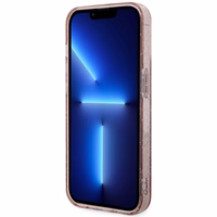 Guess GUHMP14MHCMCGP iPhone 14 Plus 6.7" rozā/rozā cietais apvalks Spīdums Zelts Magnētiskais