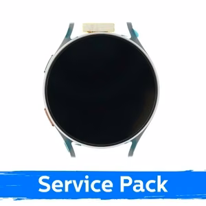 LCD ekrāns paredzēts Samsung L310 Watch 7 44mm ar rāmi / sudrabs / (Service Pack)