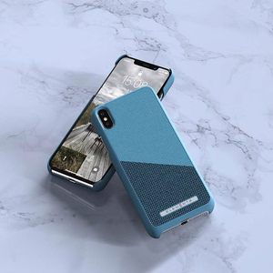 Nordic Elements Saeson Freja vāciņš ierīcei iPhone XS Max, tumši zilzaļš