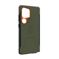 UAG Civilian Pro Magnētiskais apvalks viedtālrunim Samsung Galaxy S25 Ultra 5G - zaļš