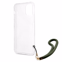 Guess GUHCP12MKSARKA iPhone 12/12 Pro 6.1" zaļš/haki cietais apvalks Camo kolekcija