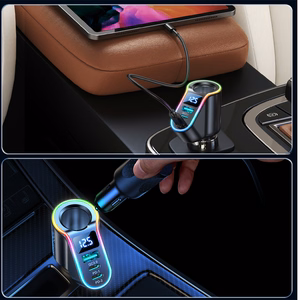 Автомобильное зарядное устройство Joyroom (JR-CL21) 4в1 (2xUSB-C; 1xUSB; 150W) чёрное