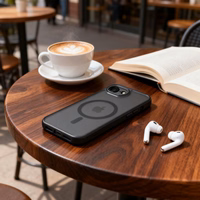 Tech-Protect MagCam MagSafe iPhone 16e viedtālruņa apvalks – matēti melns