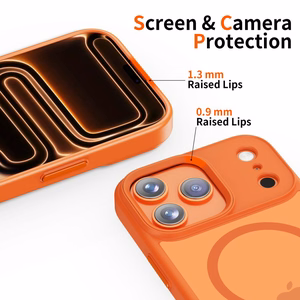 Tech-Protect MagMat MagSafe Чехол для iPhone 17 Pro Max - оранжевый